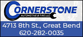 Cornerstone Automotive Sponsorship Banner