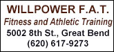 WILLPOWER F.A.T. Sponsorship Banner