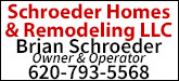 Schroeder Homes & Remodeling, LLC Sponsorship Banner