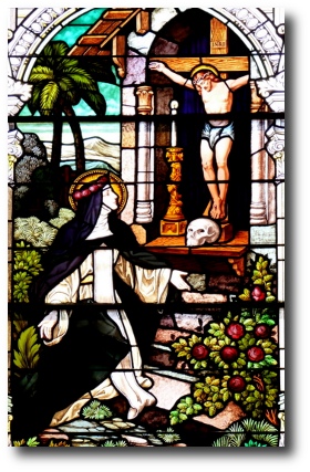 Saint Rose Stain Glass Window